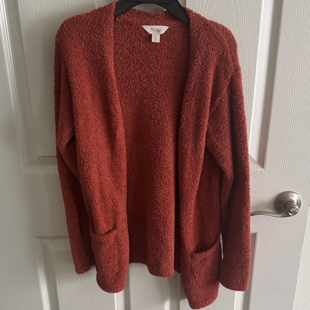 RDI Warm Terracotta Cardigan Sweater